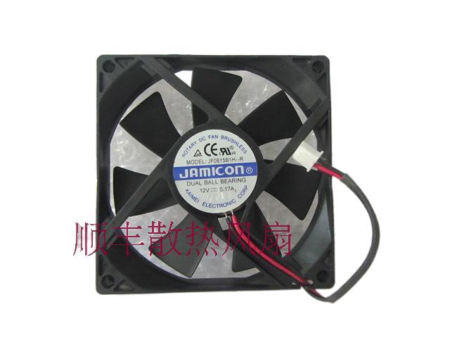 JAMICON JF0815B1H-R 2 ̾ ð , 12V, 0.17A, 8cm 8015, 80x80x15mm